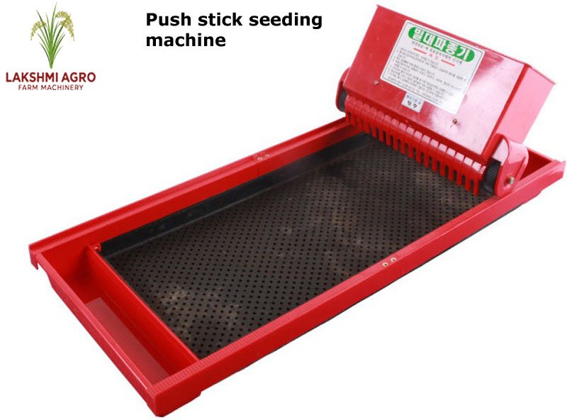 push stick seeding machine
